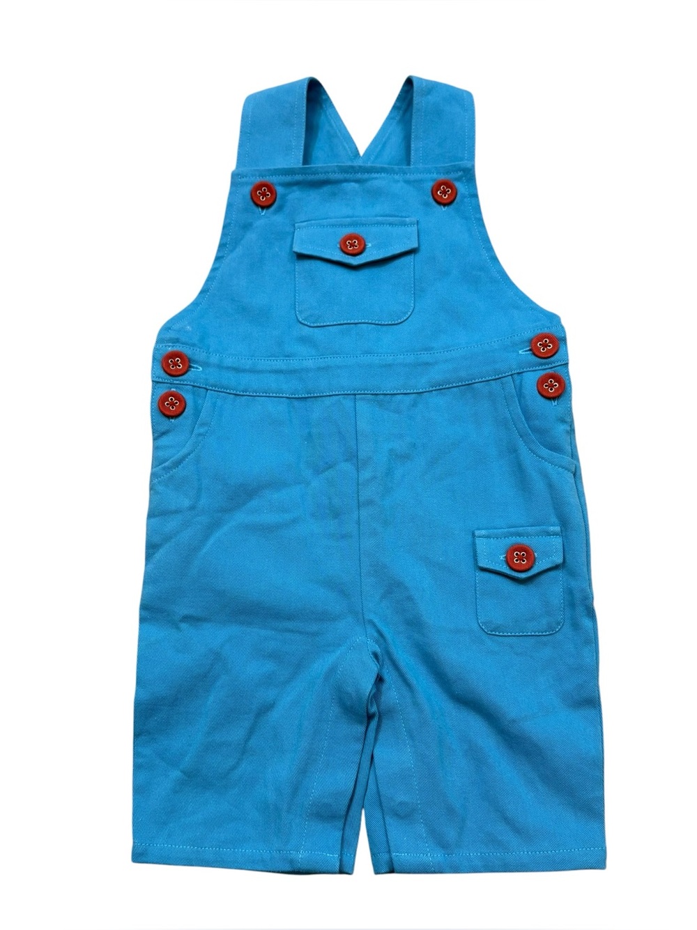 Brand new with Tags Little‎ Green Radicals Blue Overalls Size 9-12 Months
